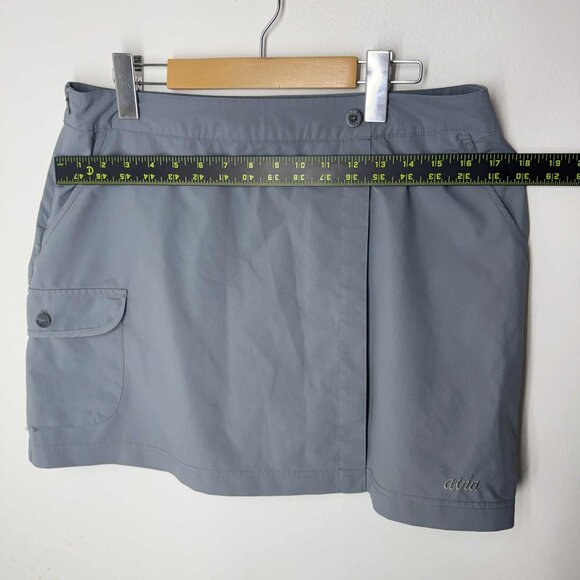 Avia Women's Skorts Lightweight Gray Medium - Picture 6 of 7